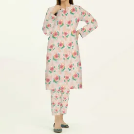 2PC- Unstitched Digital Printed Cambric Suit PW3447