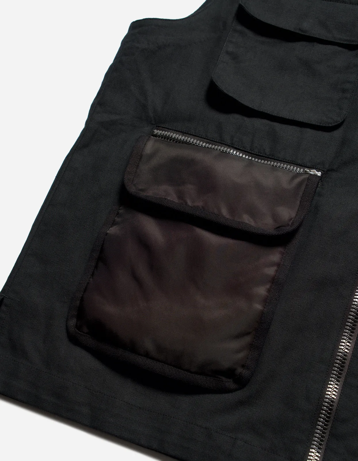 5201 Hemp Utility Vest Black