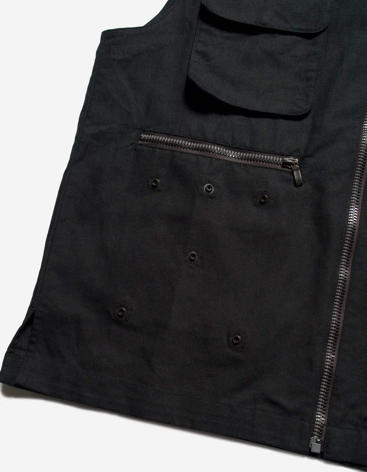 5201 Hemp Utility Vest Black