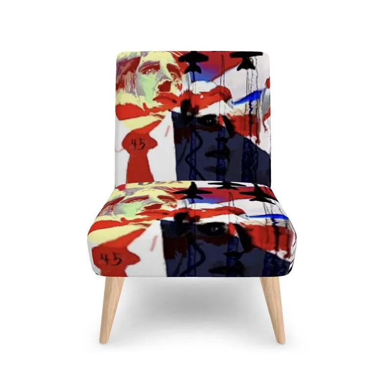 #601 LDCC MODERN CHAIR and a patriotic theme print