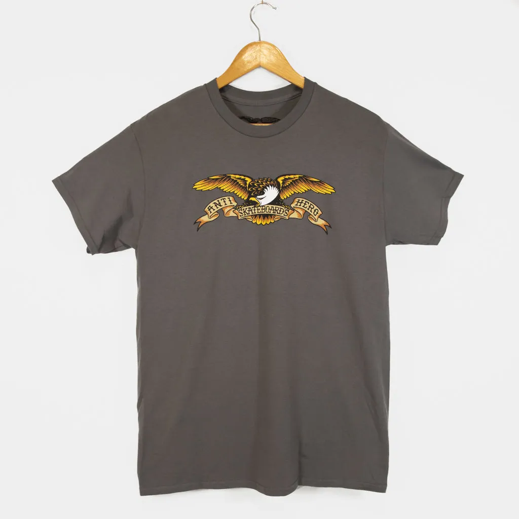 Anti Hero Skateboards - Eagle T-Shirt - Charcoal