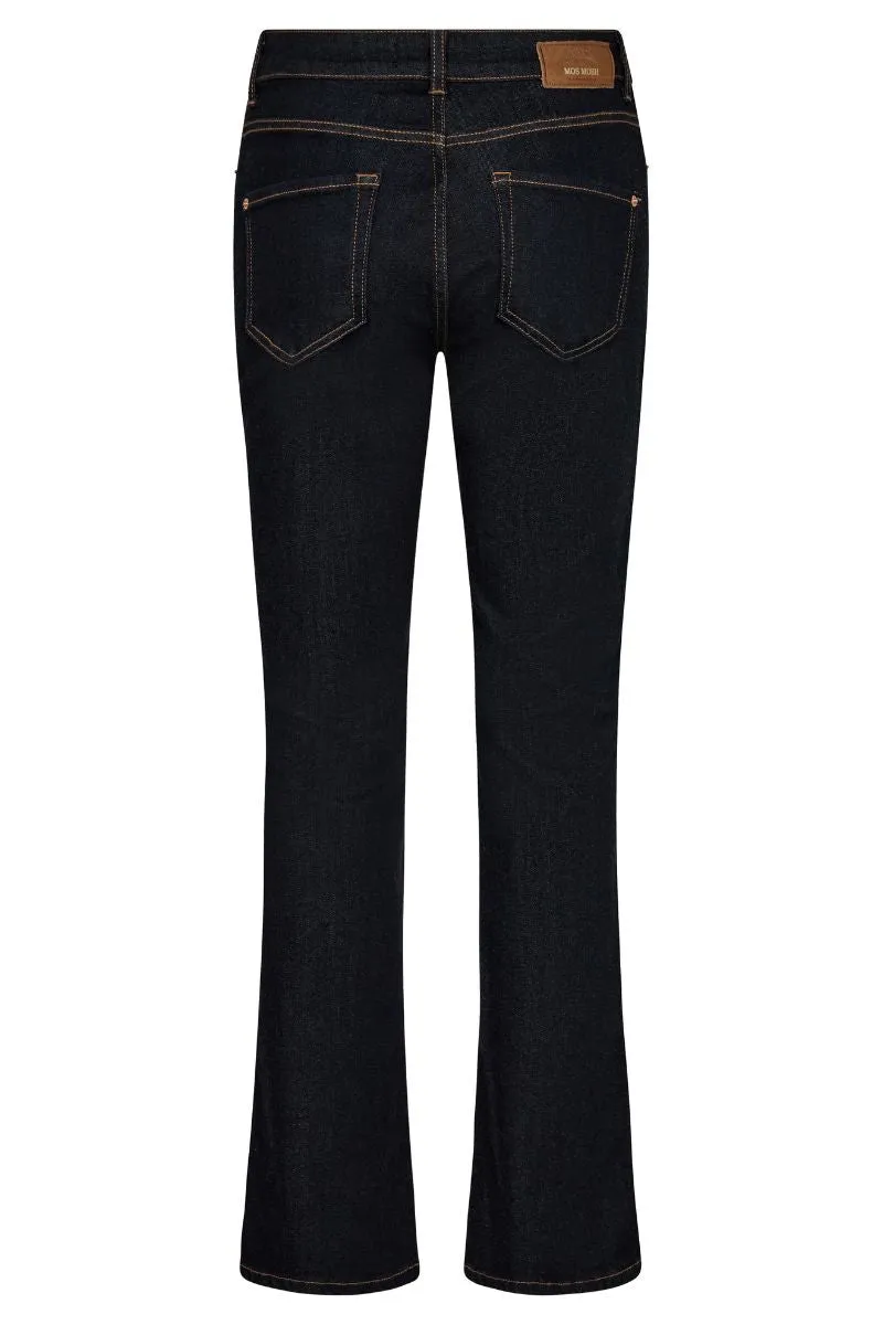 Ashley Deluxe Jeans 32' | Dark Blue | Jeans fra Mos Mosh