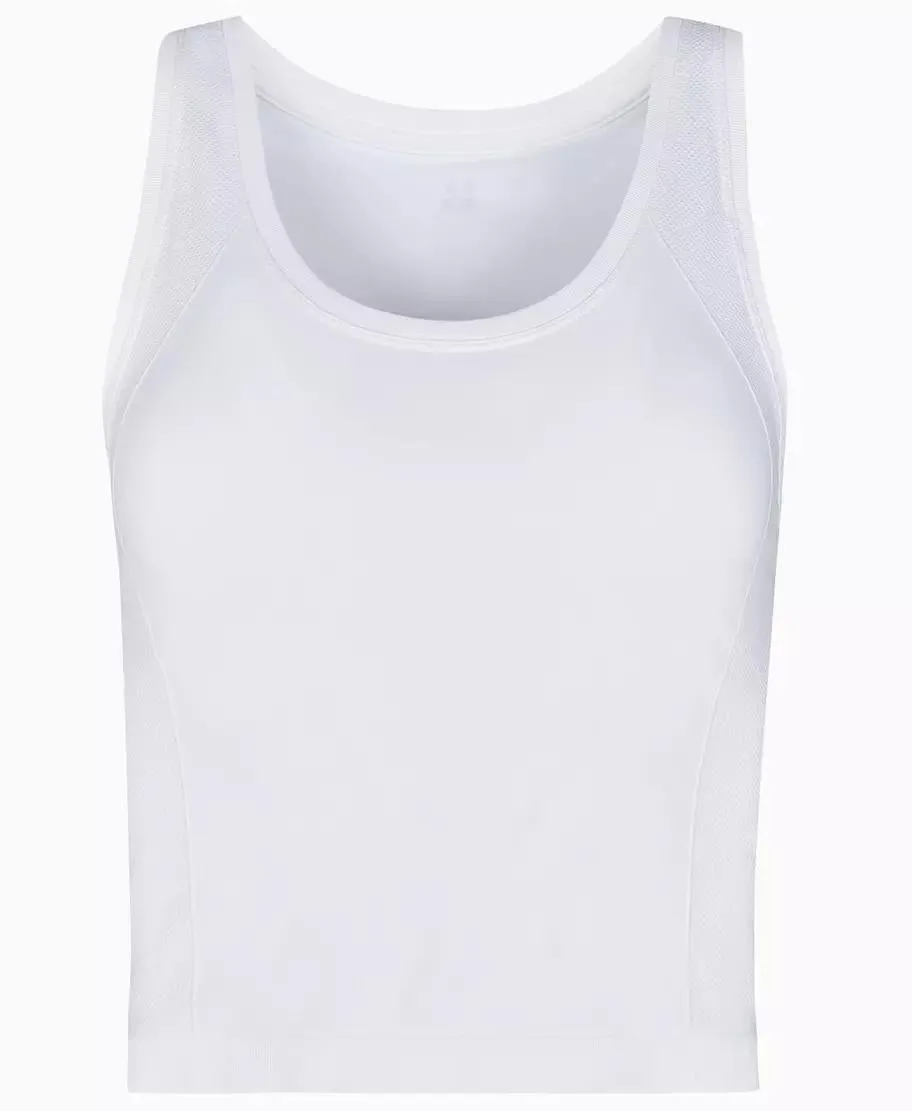 Athlete Crop Seamless Workout Sb6545c White