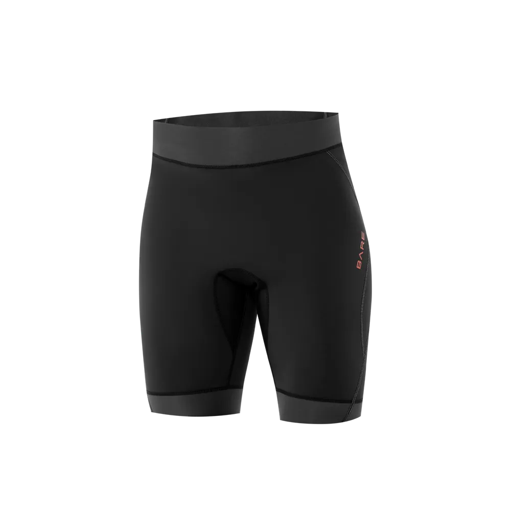 Bare 2 MM Exowear Mens High-Cut Neoprene Scuba Diving Shorts