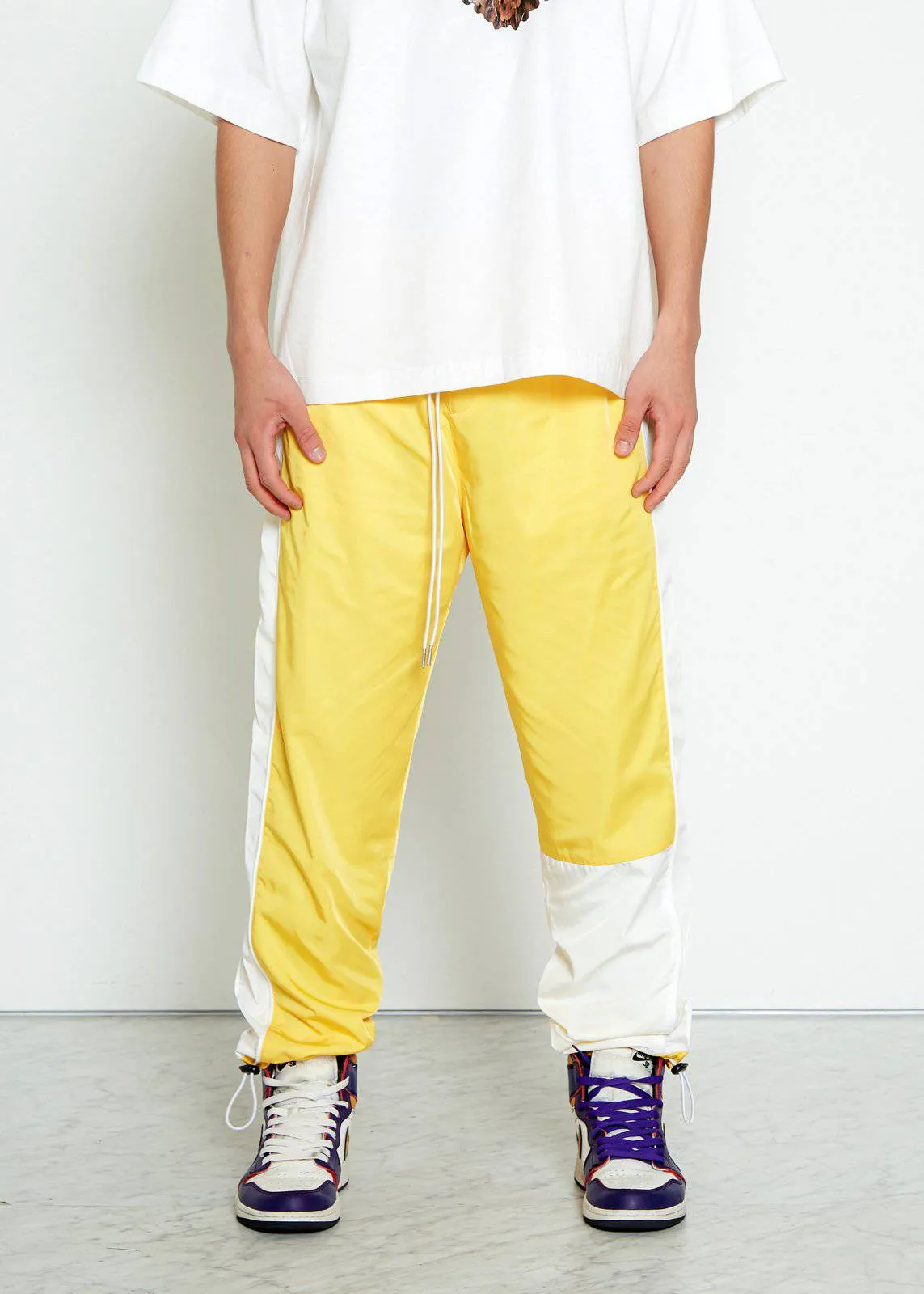 Blank State Men's 3 Stopper Swishy Pants in Yellow