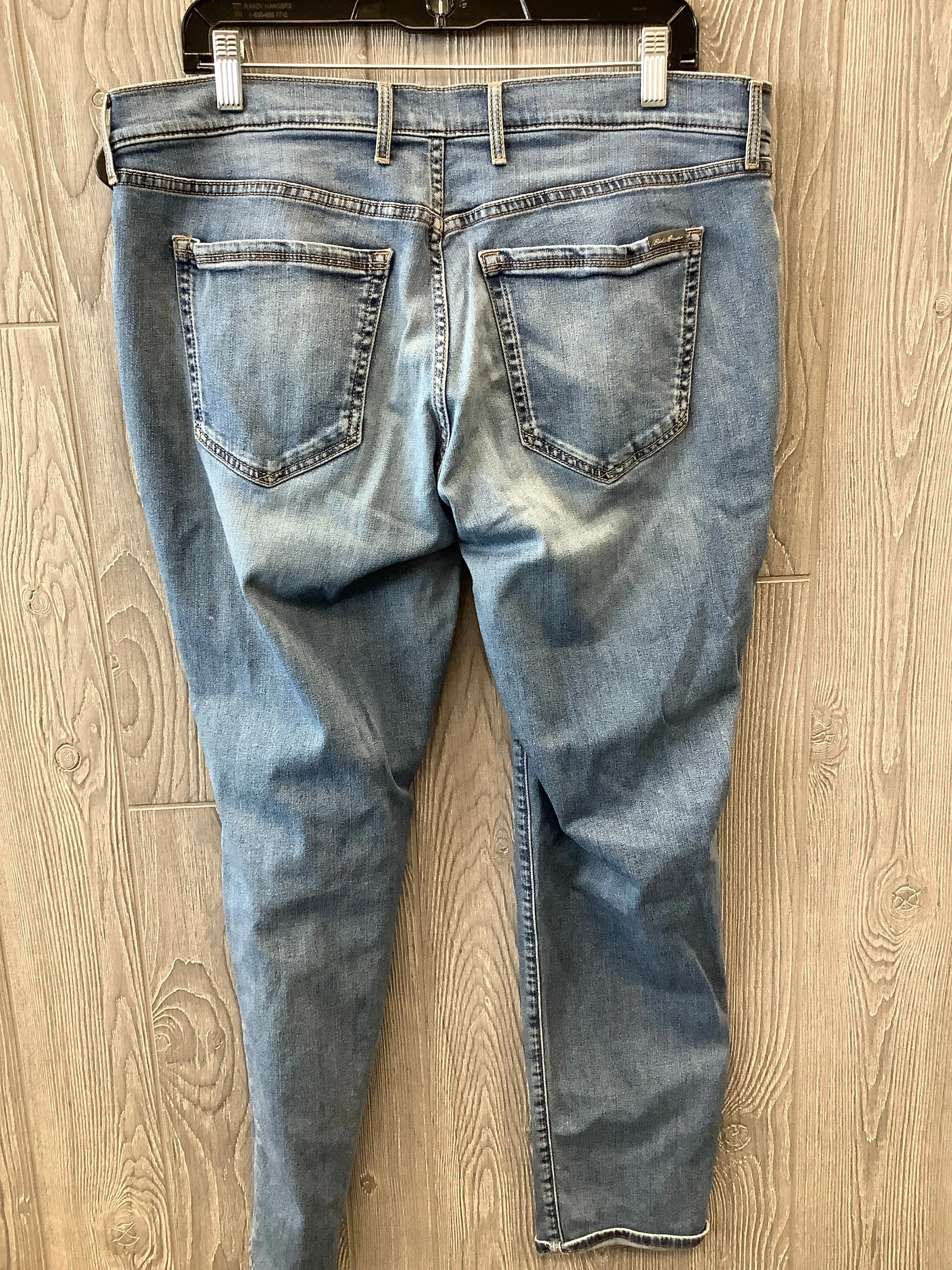 Blue Denim Jeans Boyfriend Eddie Bauer, Size 14