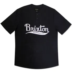 Brixton Gomez Henley T-Shirt Navy