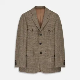 Byron Wool Check Travel Jacket