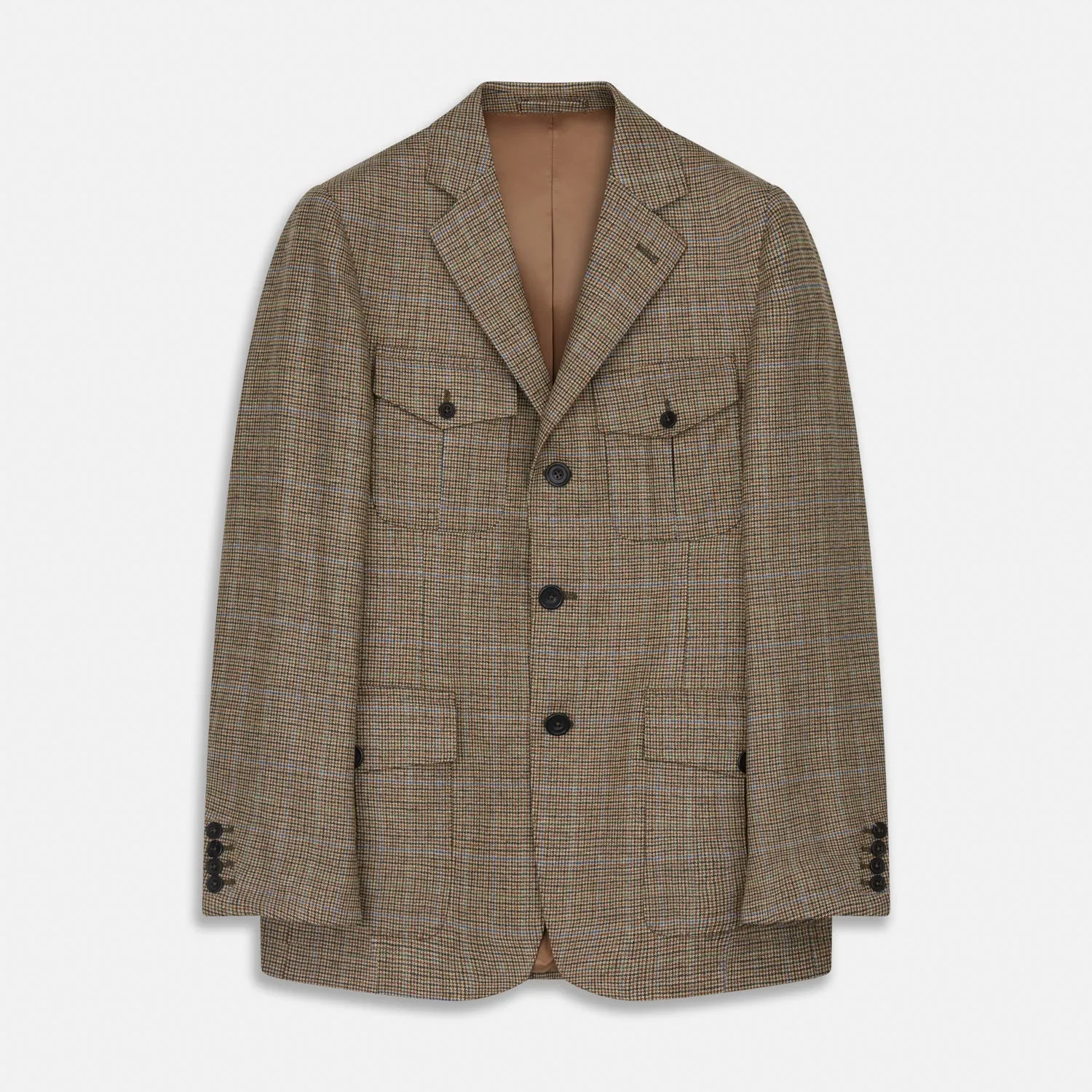 Byron Wool Check Travel Jacket