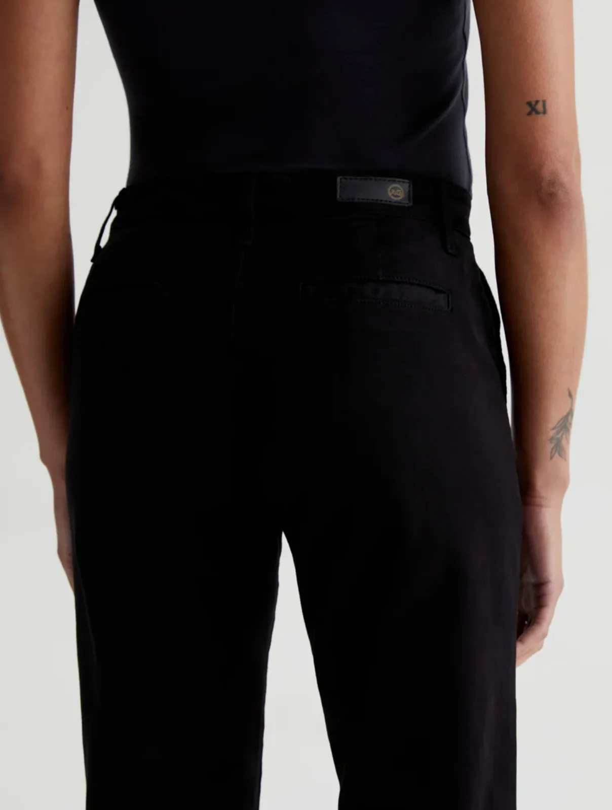 CADEN TAILORED TROUSER IN SUPER BLACK