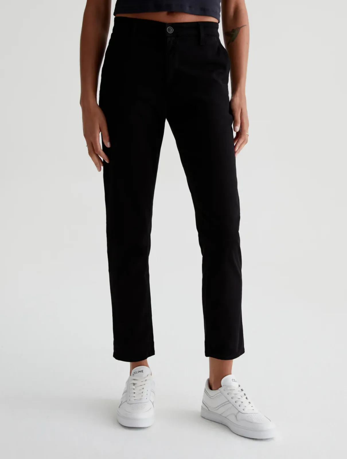 CADEN TAILORED TROUSER IN SUPER BLACK