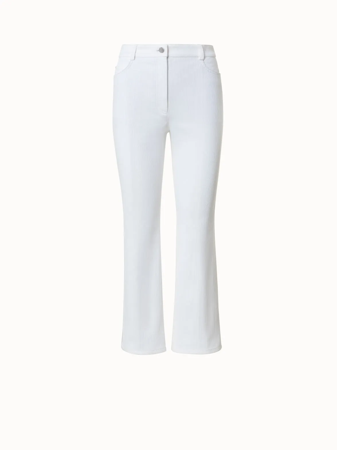 Cali Cotton Stretch Cropped Bootcut Pants