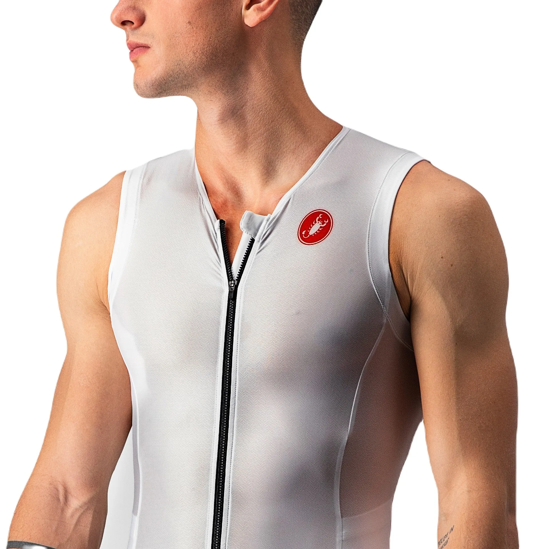 Castelli | San Remo 2 | Trisuit | Sleeveless | Heren | White / Black