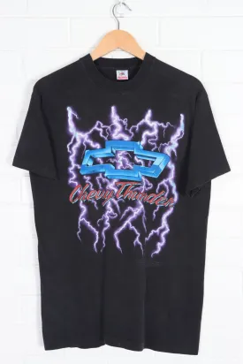 Chevrolet Chevy Lightening Thunder Single Stitch T-Shirt USA Made (L)