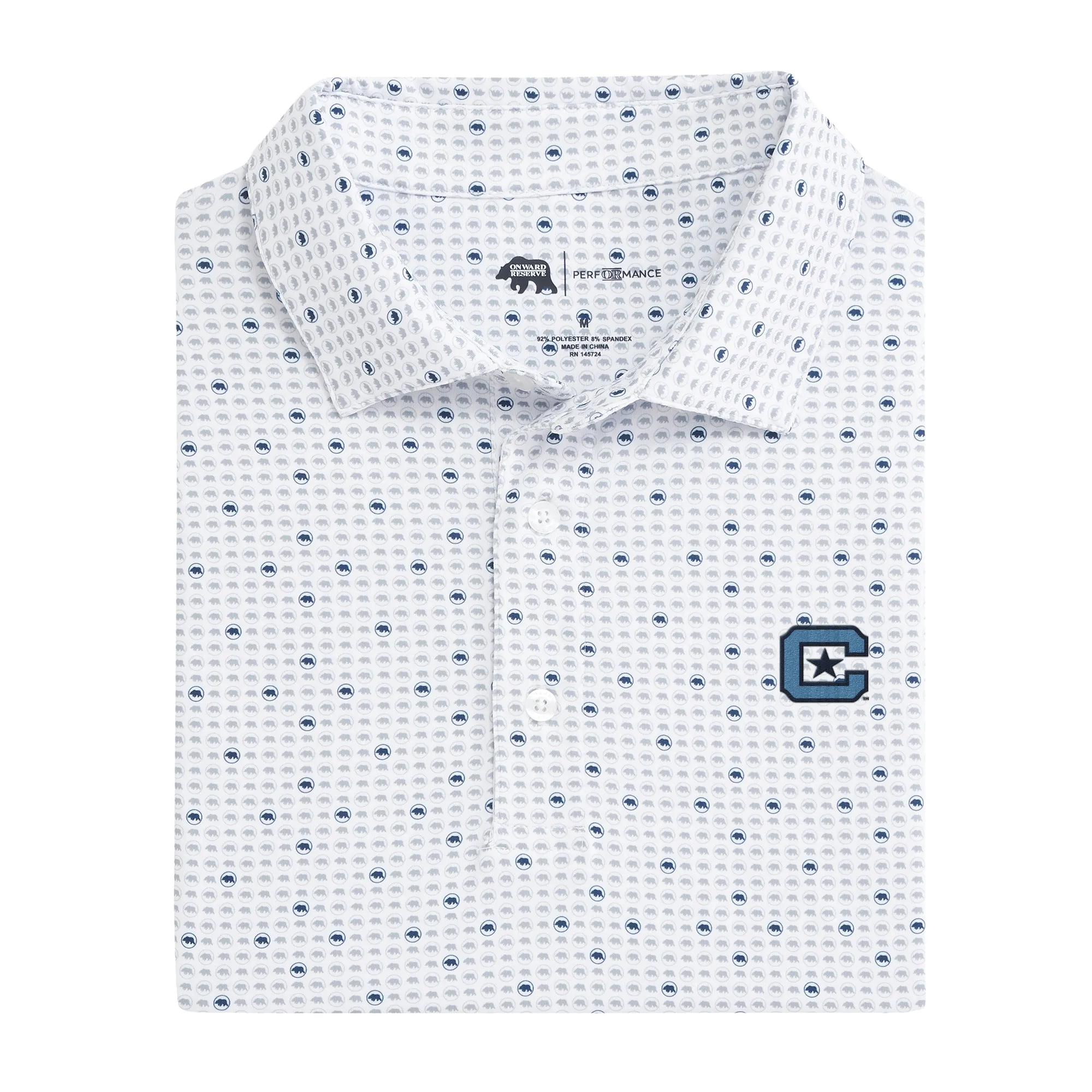 Citadel Tour Logo Printed Performance Polo