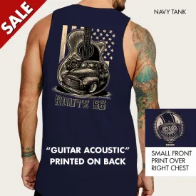 Clearance Men's Truck Tank "Acoustic Guitar" SIZE M