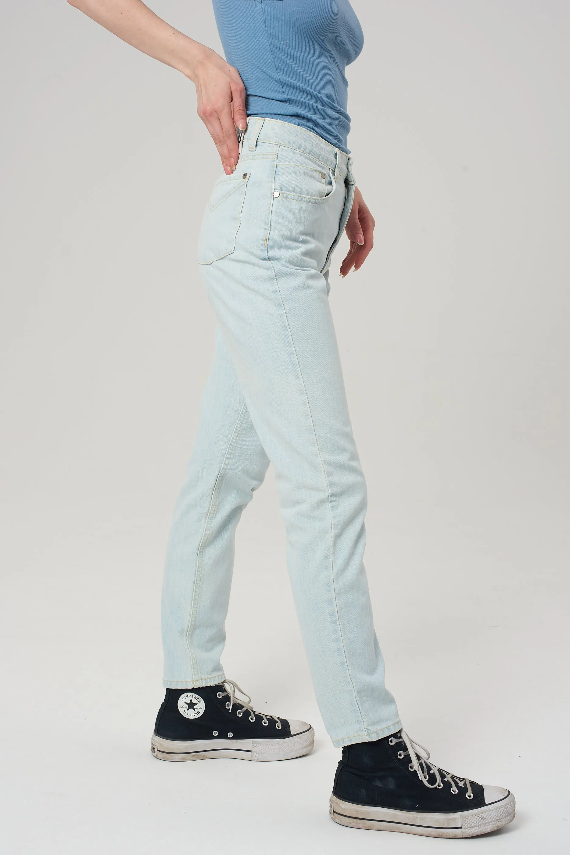 Cougar mom jean - stonewash