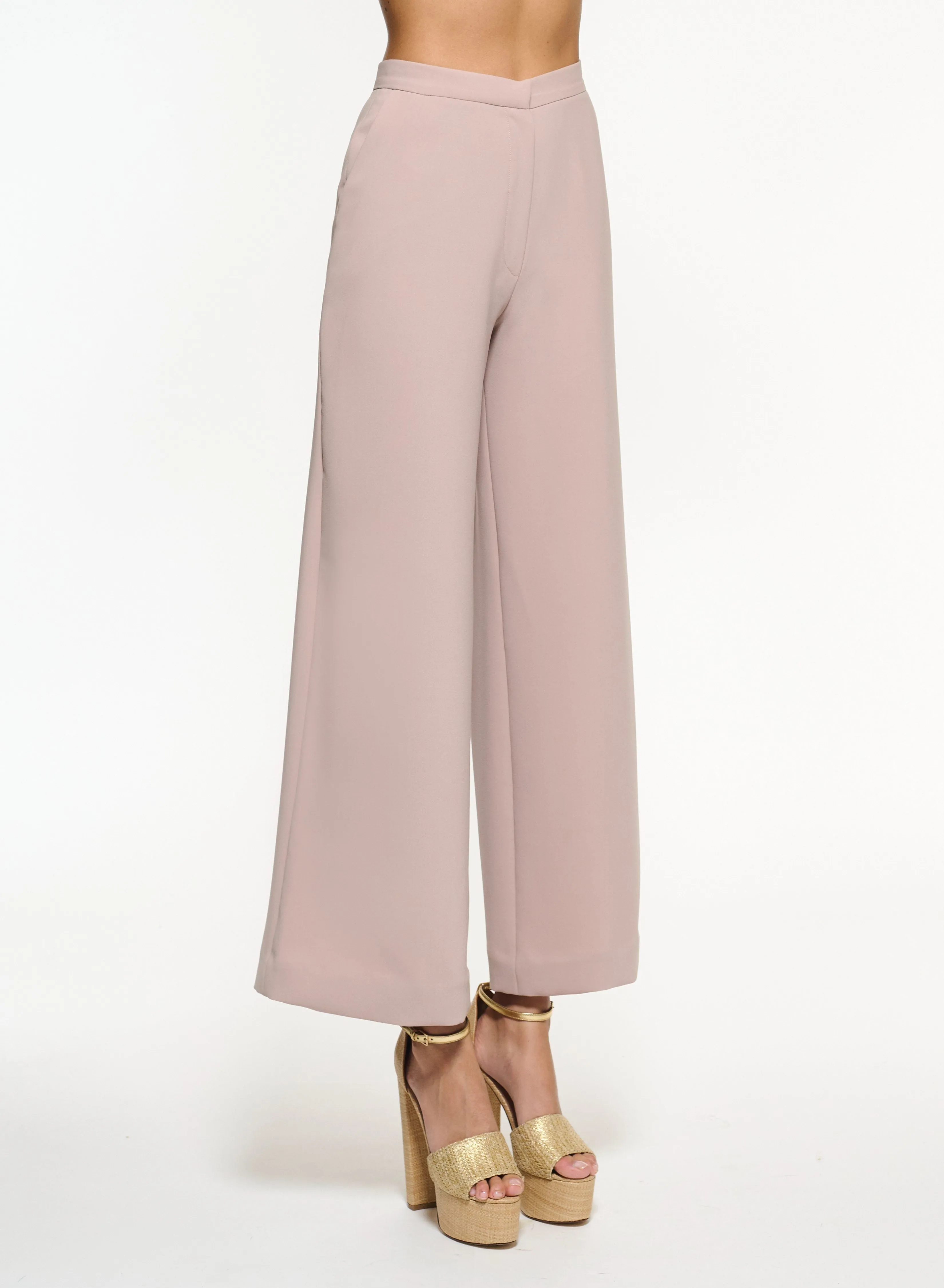 Cropped Cady Pants