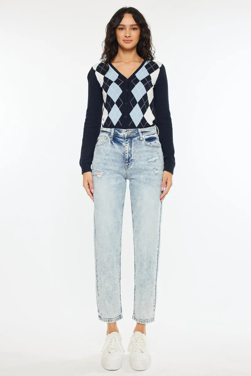 Diane High Rise Mom Jeans