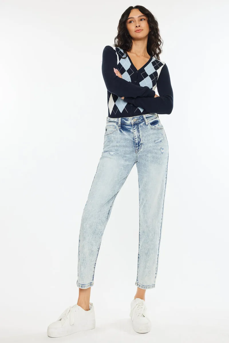 Diane High Rise Mom Jeans