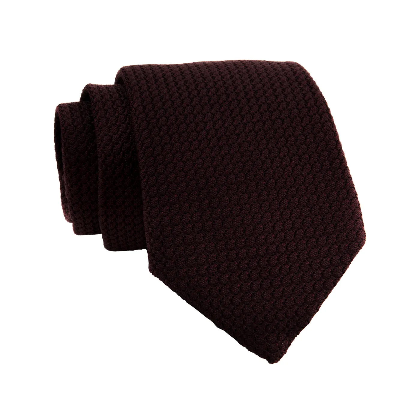 Domaso Grenadine Brown Silk Tie