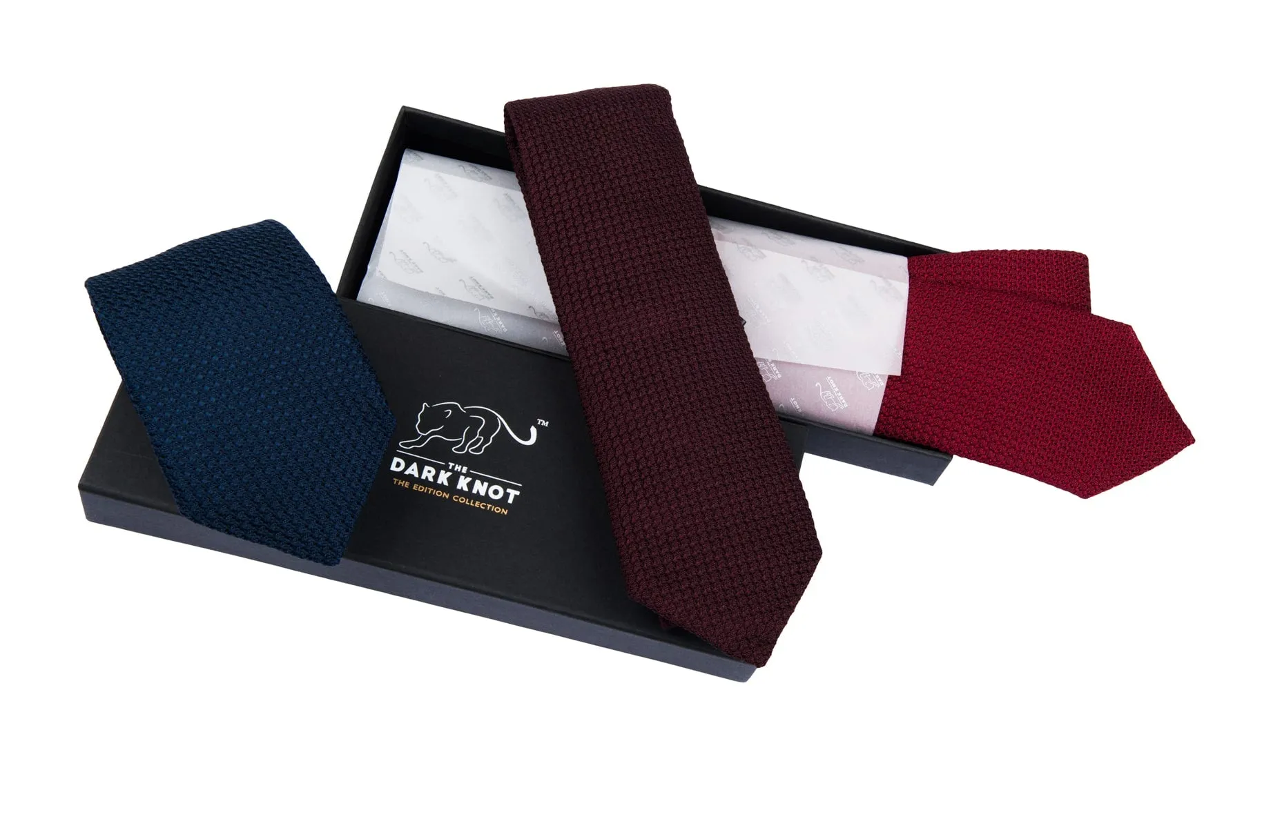 Domaso Grenadine Brown Silk Tie