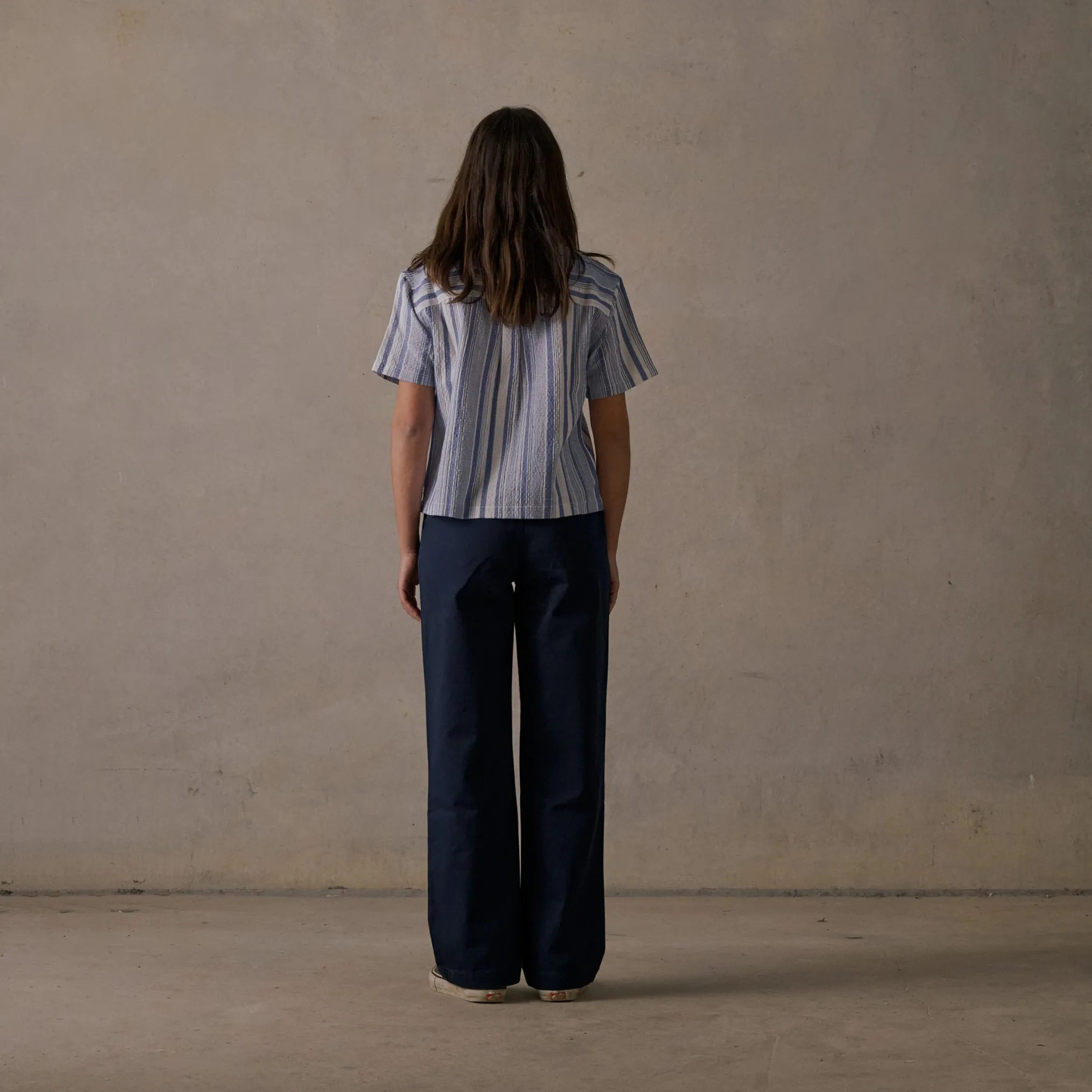 Double Pleated Twill Pants