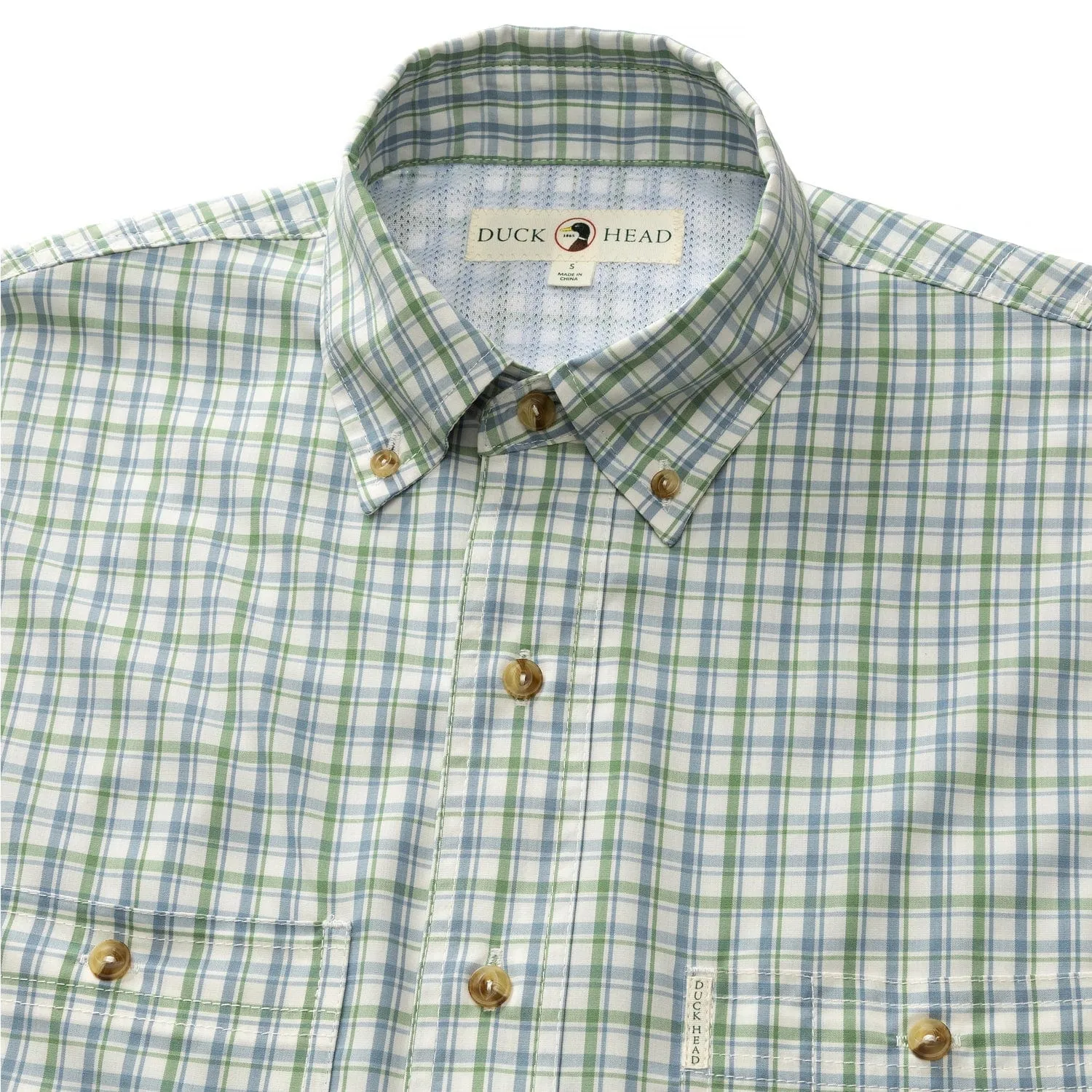 Duck Head Dickson Plaid Performance Guide Shirt - Men's