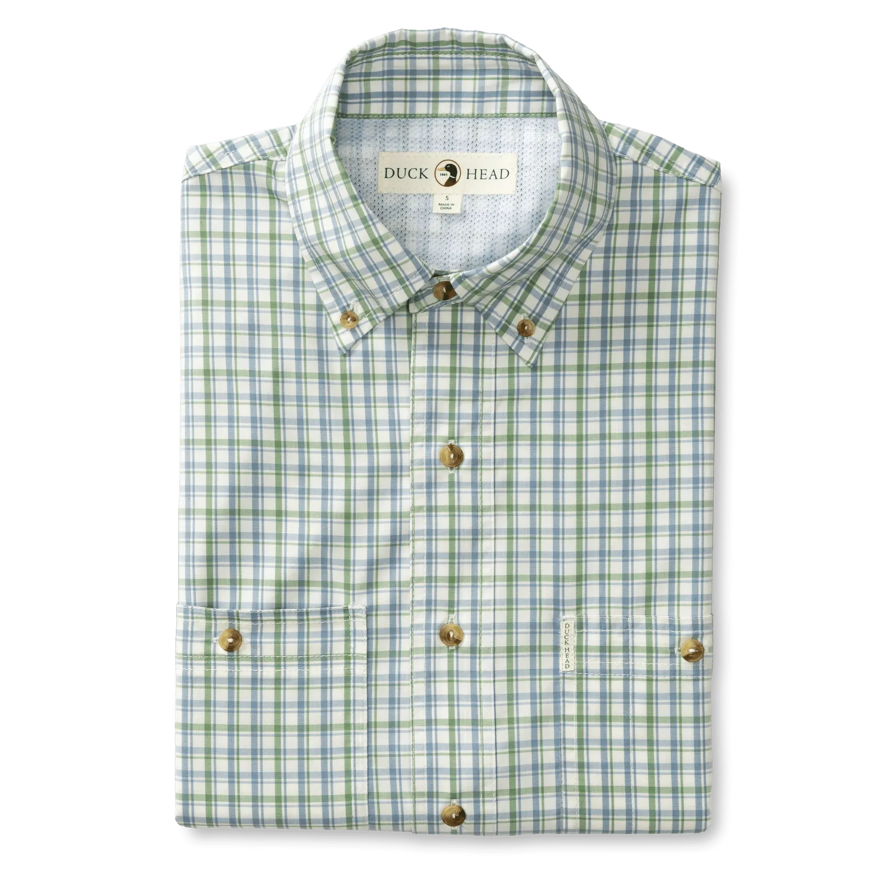 Duck Head Dickson Plaid Performance Guide Shirt - Men's