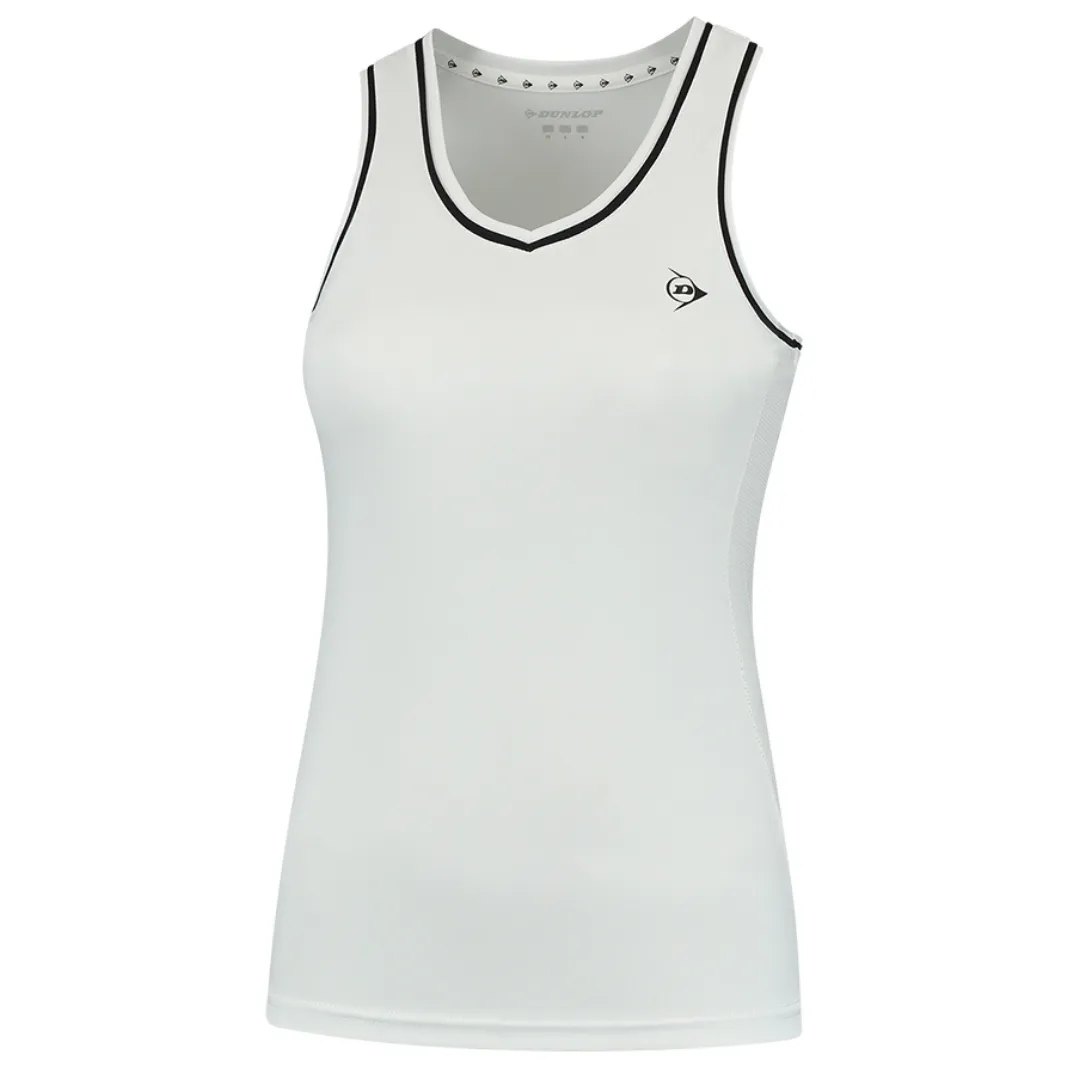 Dunlop Club Women Tank - White