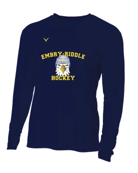 Embry Riddle Men's Long Sleeve Performance Crew