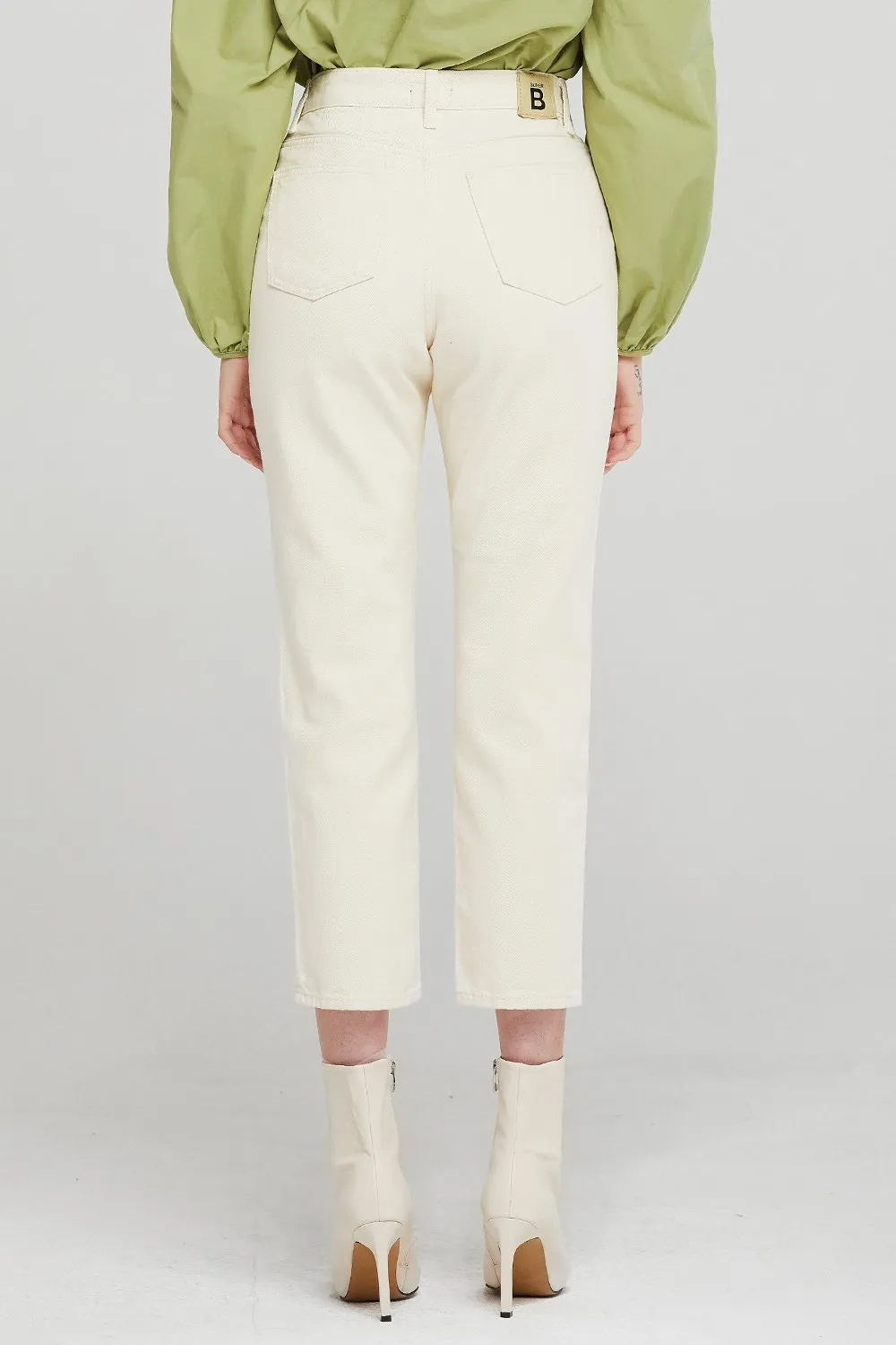 Eva Pintuck Tapered Leg Pants