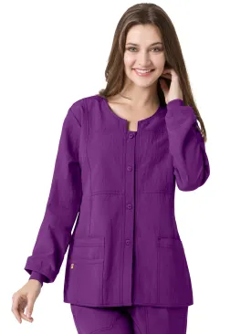 Four-Stretch - Women's Sporty Button Front Jacket