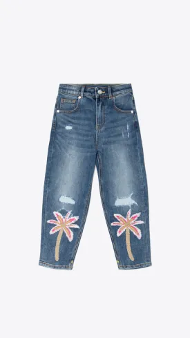 Girls Tide Balloon Jeans