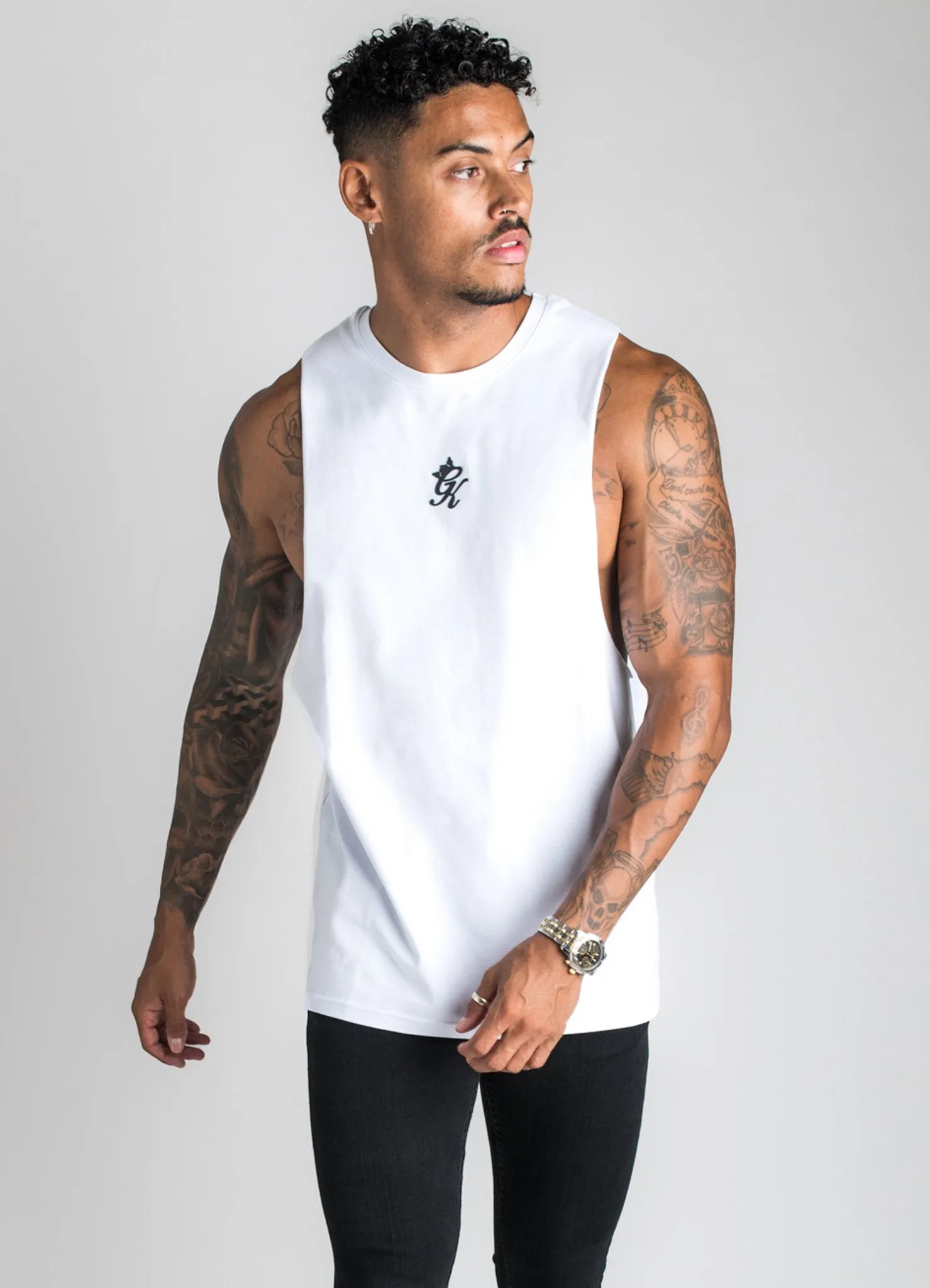 GK Stern Jersey Vest - White