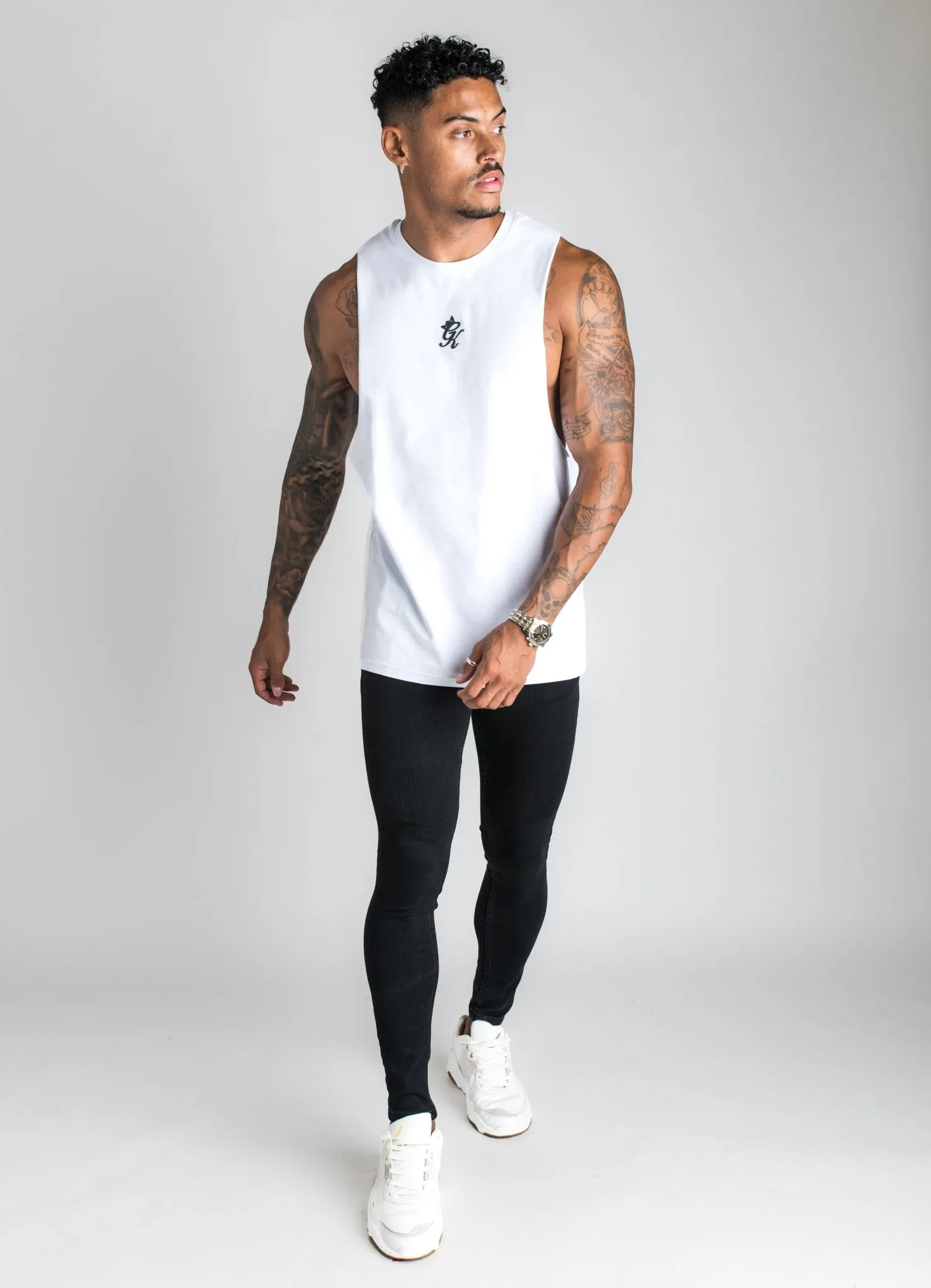 GK Stern Jersey Vest - White