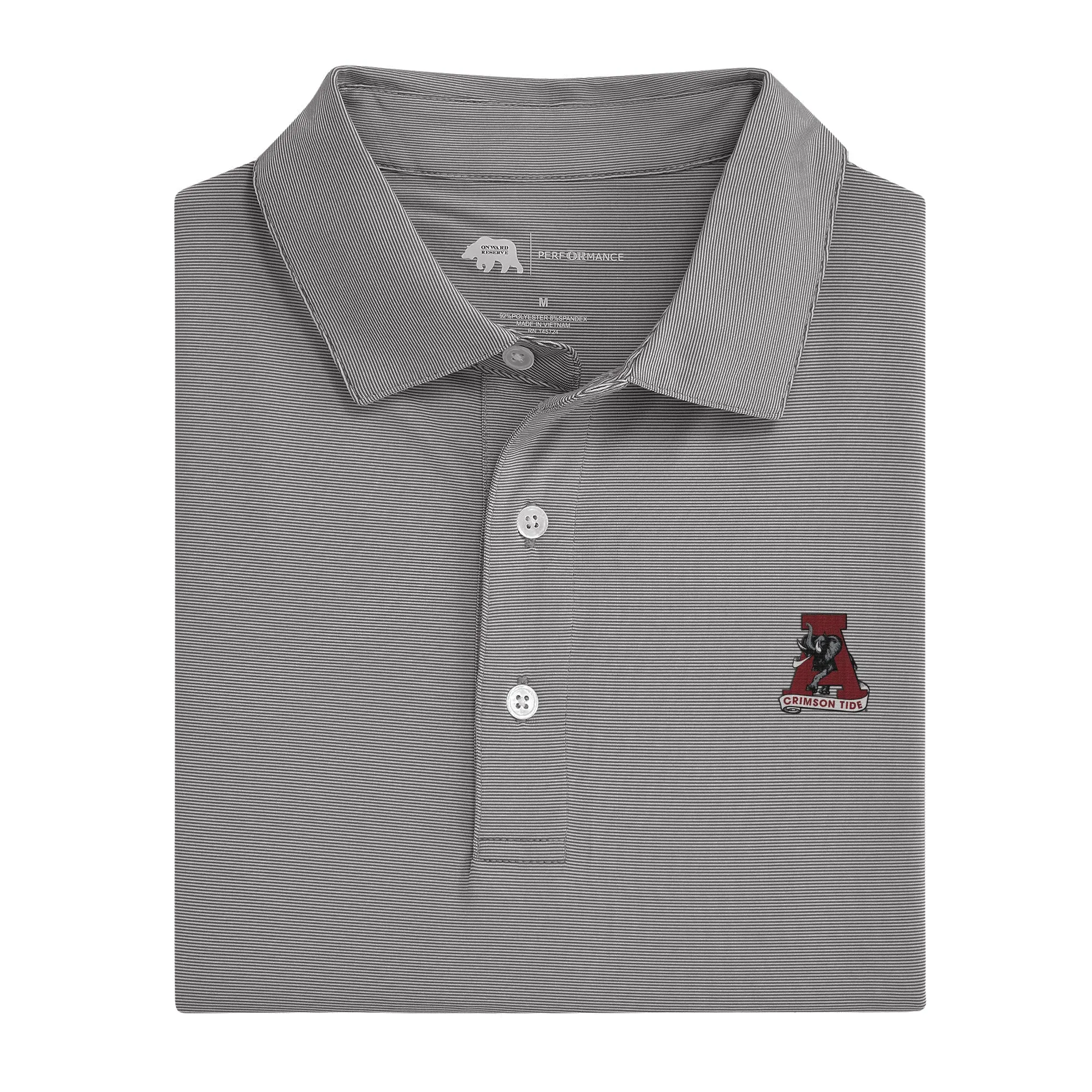 Hairline Stripe Alabama Vintage A Performance Polo