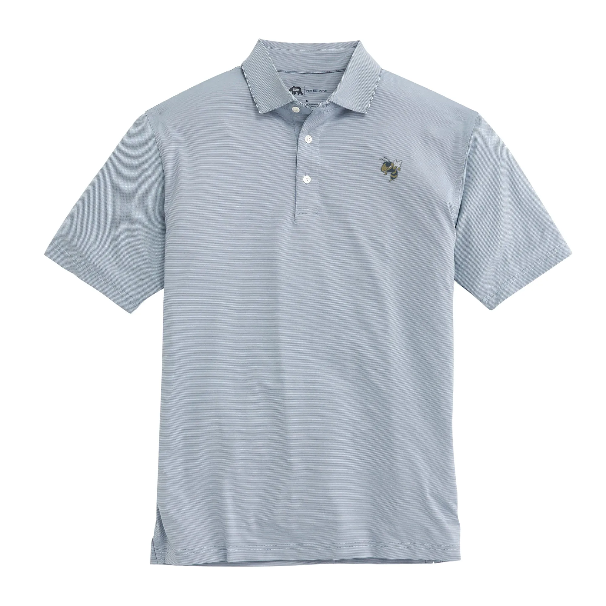 Hairline Stripe Buzz Performance Polo