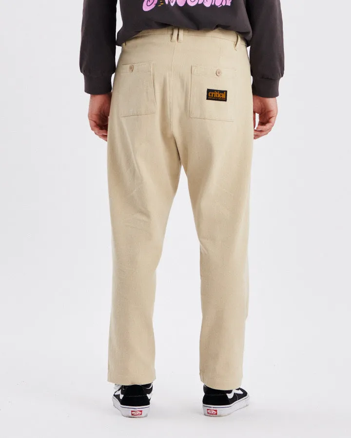 Harro Twill Pant - Ecru