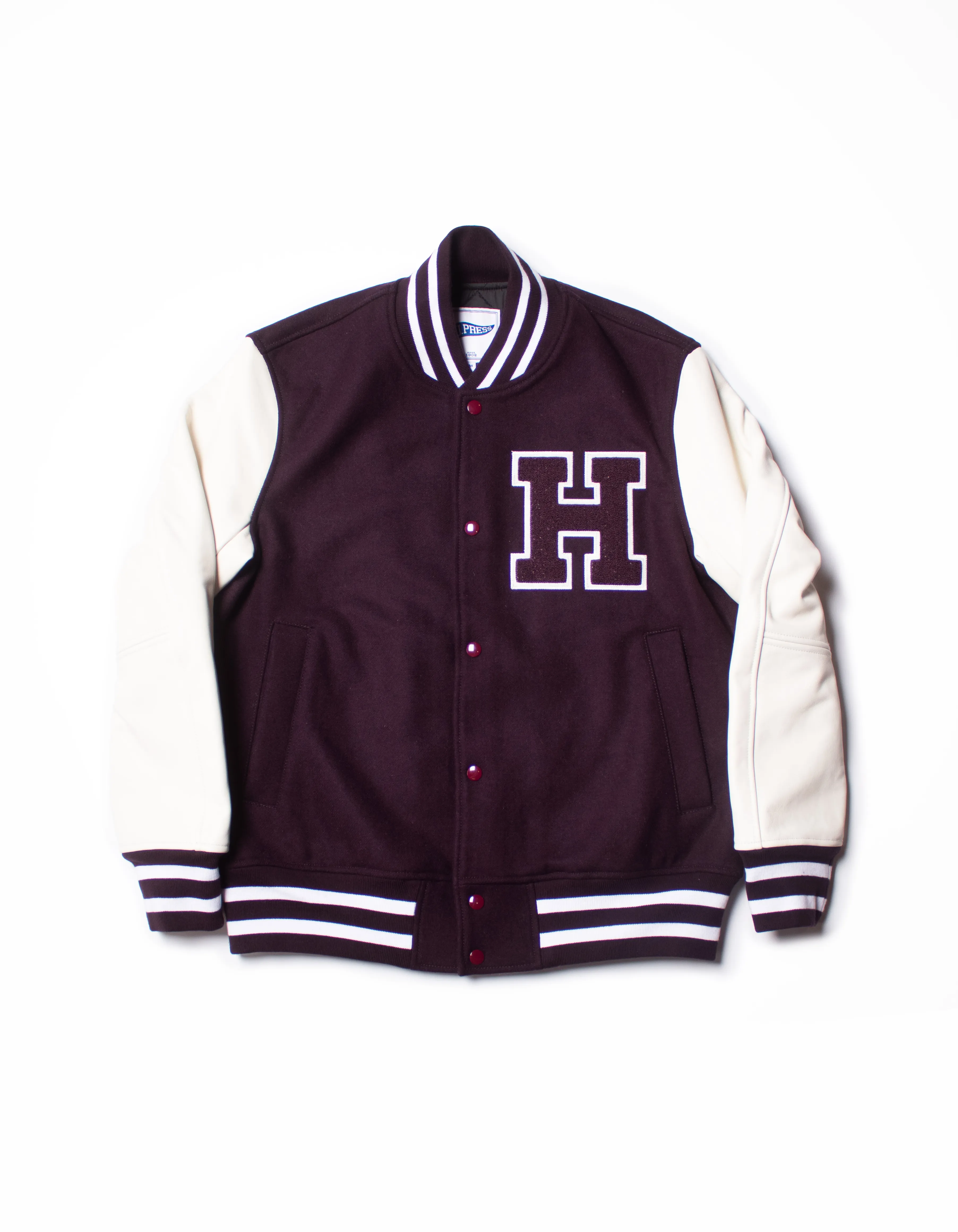 HARVARD VARSITY JACKET - BURGUNDY