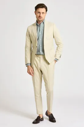 Julius Suit - Sand Cotton Stretch 2491