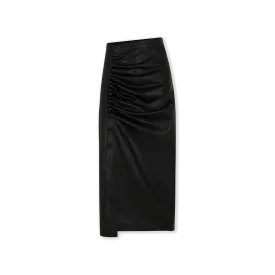 Jupe Midi Skirt Lambskin