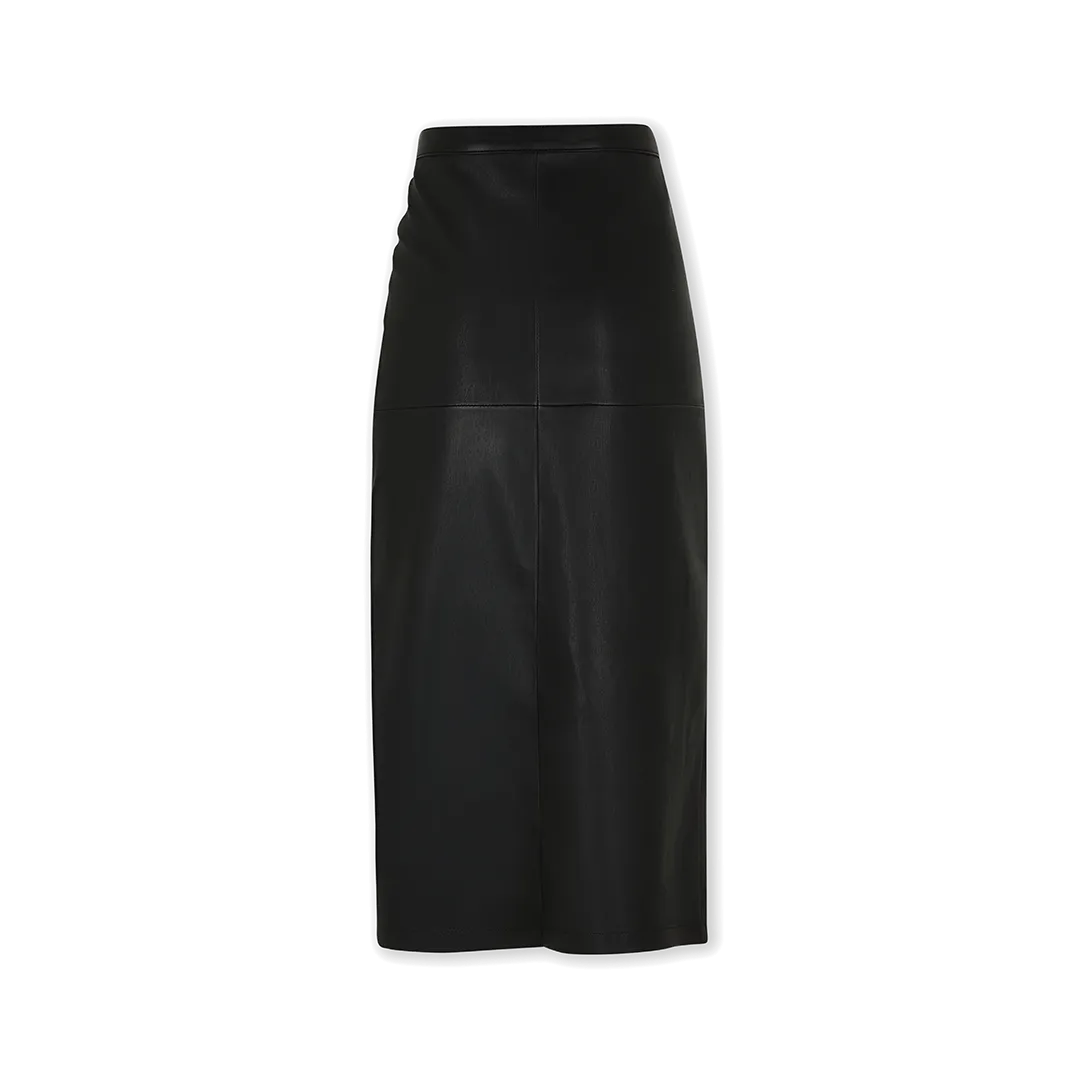 Jupe Midi Skirt Lambskin