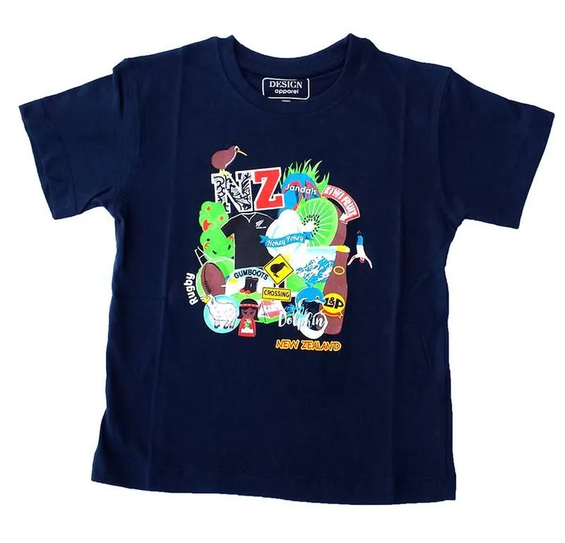 Kids Souvenir New Zealand T-shirt