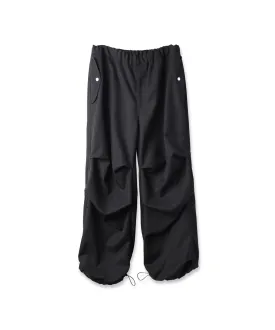 LOOSE PARACHUTE PANTS "BLACK"