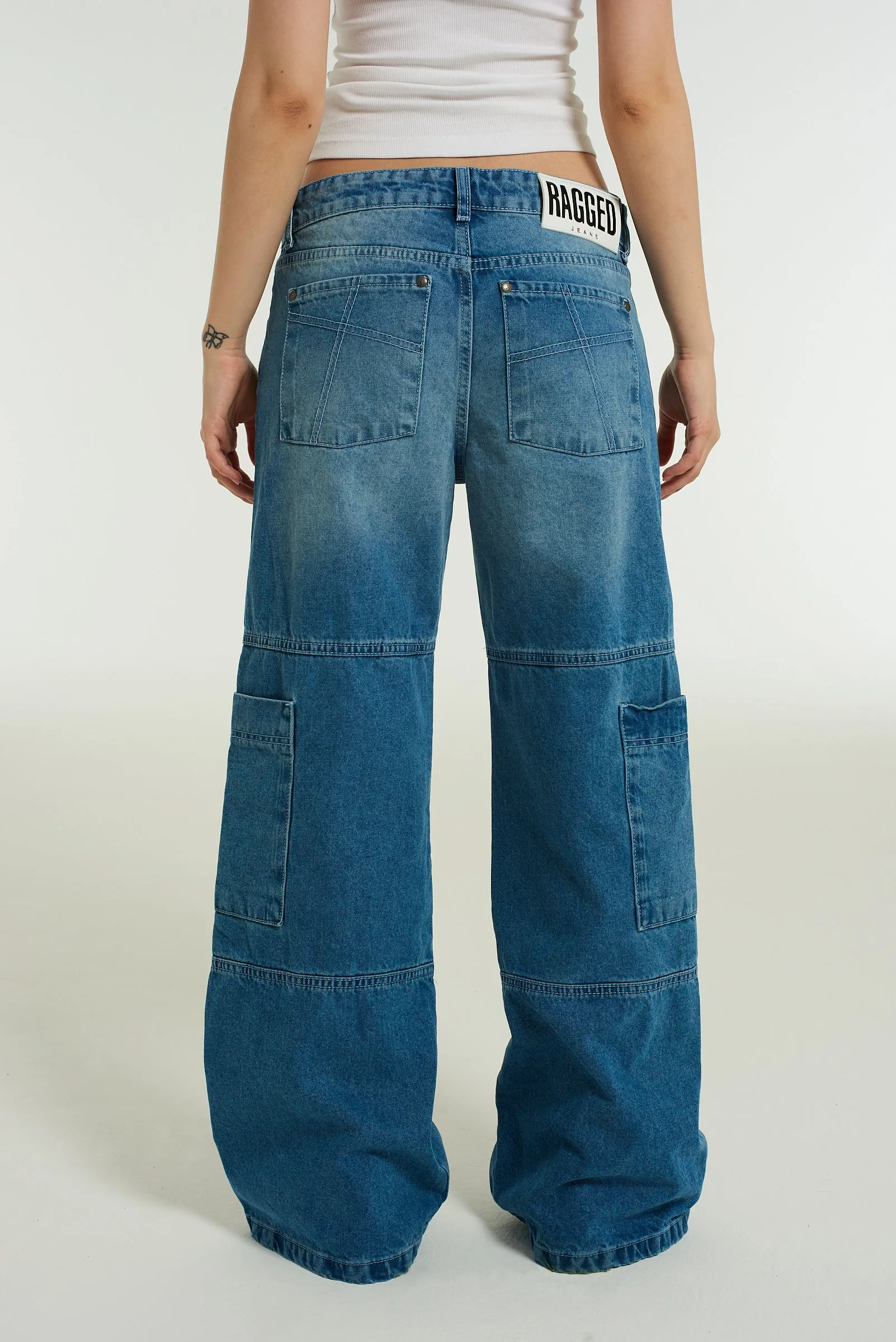 Low Rise Jean - Light Blue