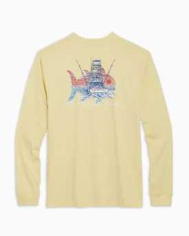 Men's Sunset Skip Jack Attack Long Sleeve Tee