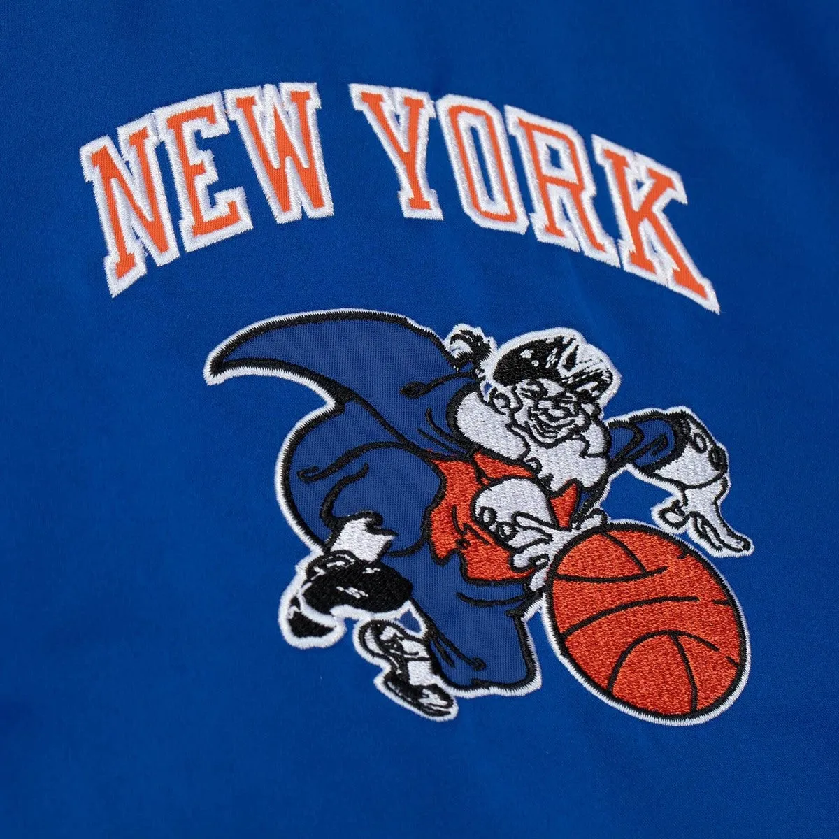 MITCHELL & NESS New York Knicks - NBA HEAVYWEIGHT SATIN JACKET【OJBF5516】