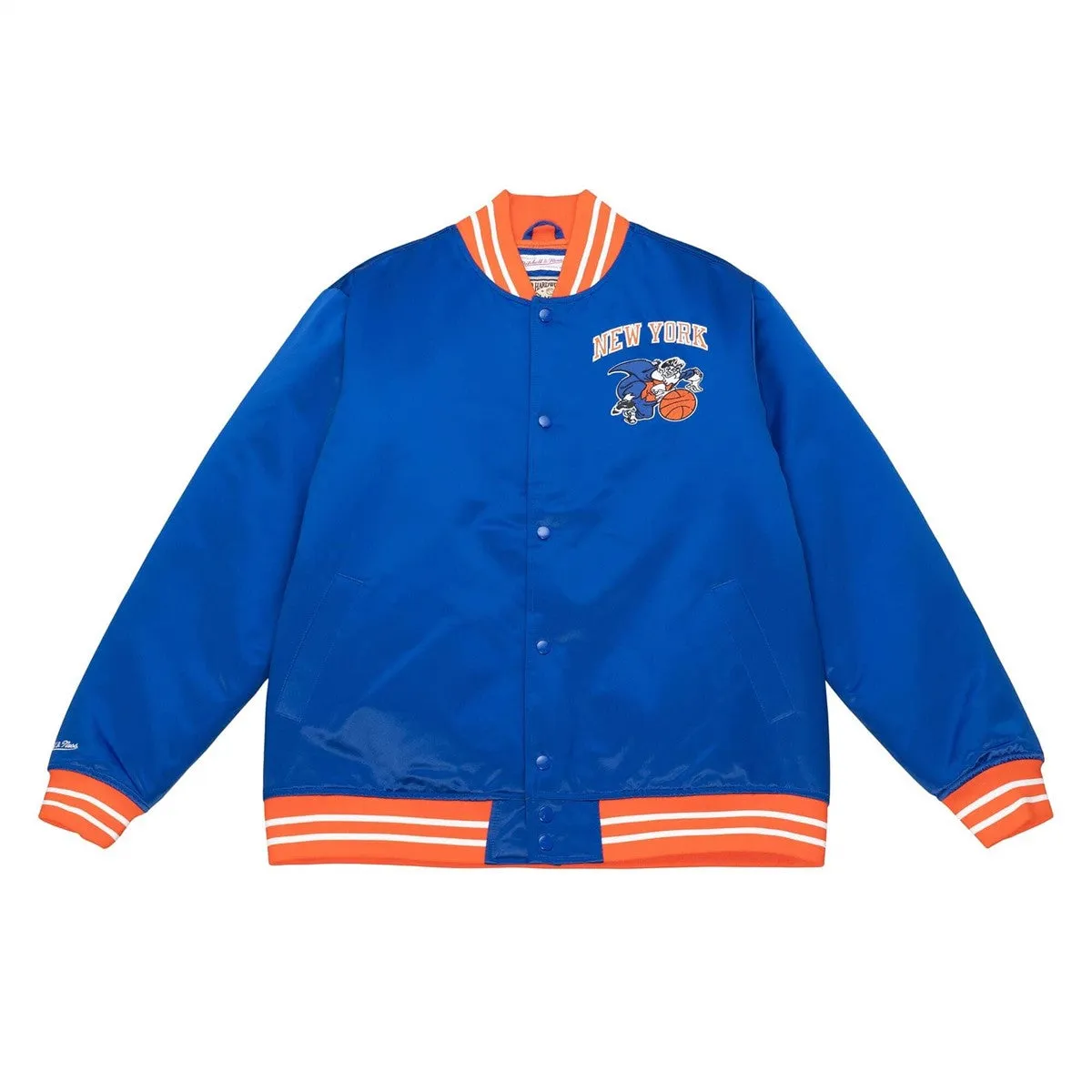 MITCHELL & NESS New York Knicks - NBA HEAVYWEIGHT SATIN JACKET【OJBF5516】