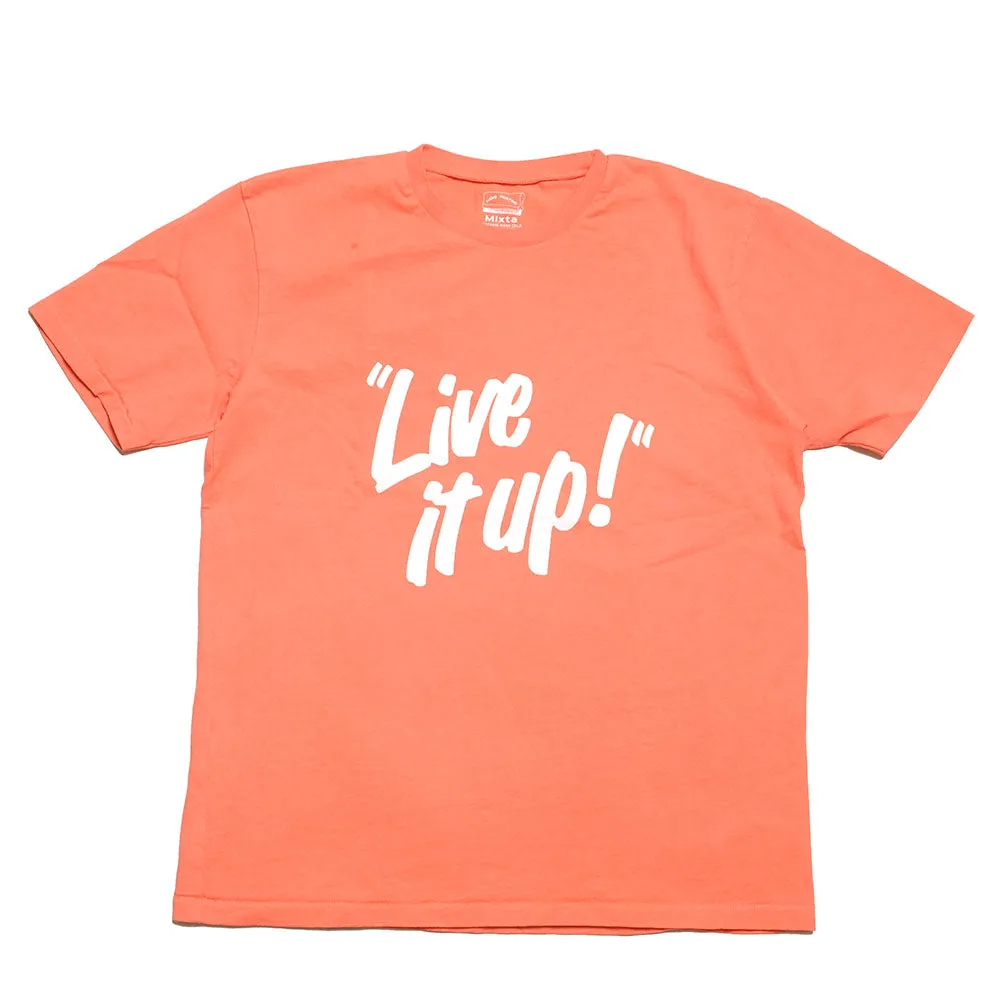 Mixta  - CREW NECK PRINT TEE - LIVE IT UP - MI23-LIV